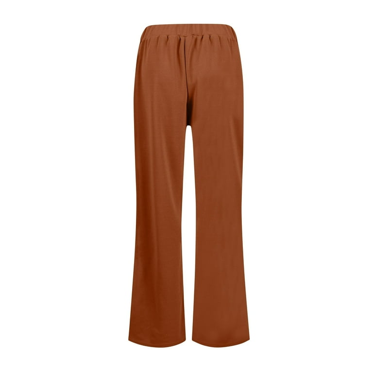 YDKZYMD Women's Casual High Waist Ruffle Flare Pants Wide YDKZYMD Women's Casual High Waist Ruffle Flare Pants Wide