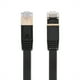 thumbnail image 1 of Cable De Red LAN Blindado CAT7 RJ45 De 1 M/1,8 M//5 M/8 M/10 M/15 M Cable Ethernet Plano - 10 Gbps De Alta Velocidad, Ancho De Banda De 600 MHz, Conector Chapado En Oro, Compatible, 1 of 3