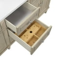 thumbnail image 2 of James Martin Vanities 424-V72 Lorelai 72" Single Basin Wood Vanity Cabinet Only - White, 2 of 7