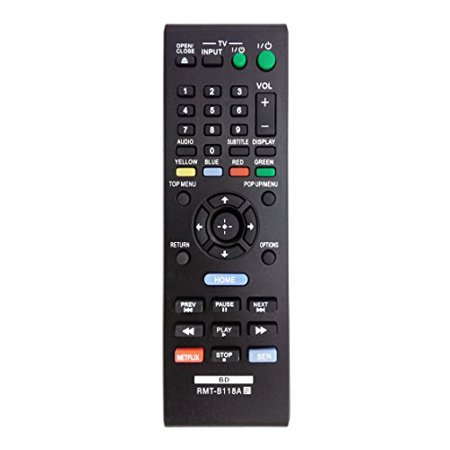 RMT-B119A Remote Control For Sony DVD Player Remote, No Programming Or Pairing Needed, Remote Control For Sony DVD Player Models BDP -BX59 BDP-BX110 BDP-BX310 BDP-BX510 BDP-BX39 BDP-S1100 BDP-S3100