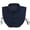 Blue, variant on Mens Office Detachable Dickey Solid Color Button False Collar Lapel Half Shirt