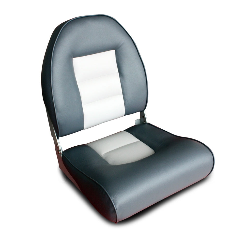 Leader Accessories New High Back Folding Boat Seat