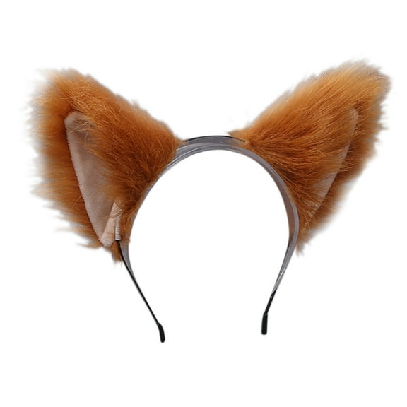 lixuesong Stylish Cats Ear Headbands Furry Plush Animal Ears Hair Hoop Hair Accessories for Halloween Cosplays Parties