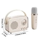 thumbnail image 2 of Pisexur Electrónica para Hombres Micrófono Altavoz Bluetooth Hogar Exterior Canción Sistema de Sonido Retro Portátil Electrónica para Niños, Organizador de Electrónica, 2 of 2