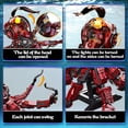 thumbnail image 2 of Mechanical Octopus Building Sets with Light, Ocean Animal Building Kits for Adults, Compatible with Lego Octopus, 882PCS STEM Toy for Teens Boys & Girls 14-16, 2 of 6