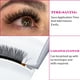 thumbnail image 3 of Pestañas FADVAN YY en forma de pestañas negras/marrones, ventiladores de volumen prefabricados, pestañas de ojos de zorro, pestañas de imitación de visón, volumen brasileño Natural suave, 3 of 5