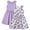 Purple Butterflies, variant on 2-Pack Toddler Girls Dresses Sleeveless Casual Sundress Summer Purple Butterfly Dress For Girl 2-6T