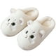 thumbnail image 1 of Algodón otoño e invierno para hombres y mujeres pantuflas felpa para el con gatitos dibujos animados para hombres y mujeres (TW-1 blanco 42-43) (adecuadas para pies 41-42), 1 of 7