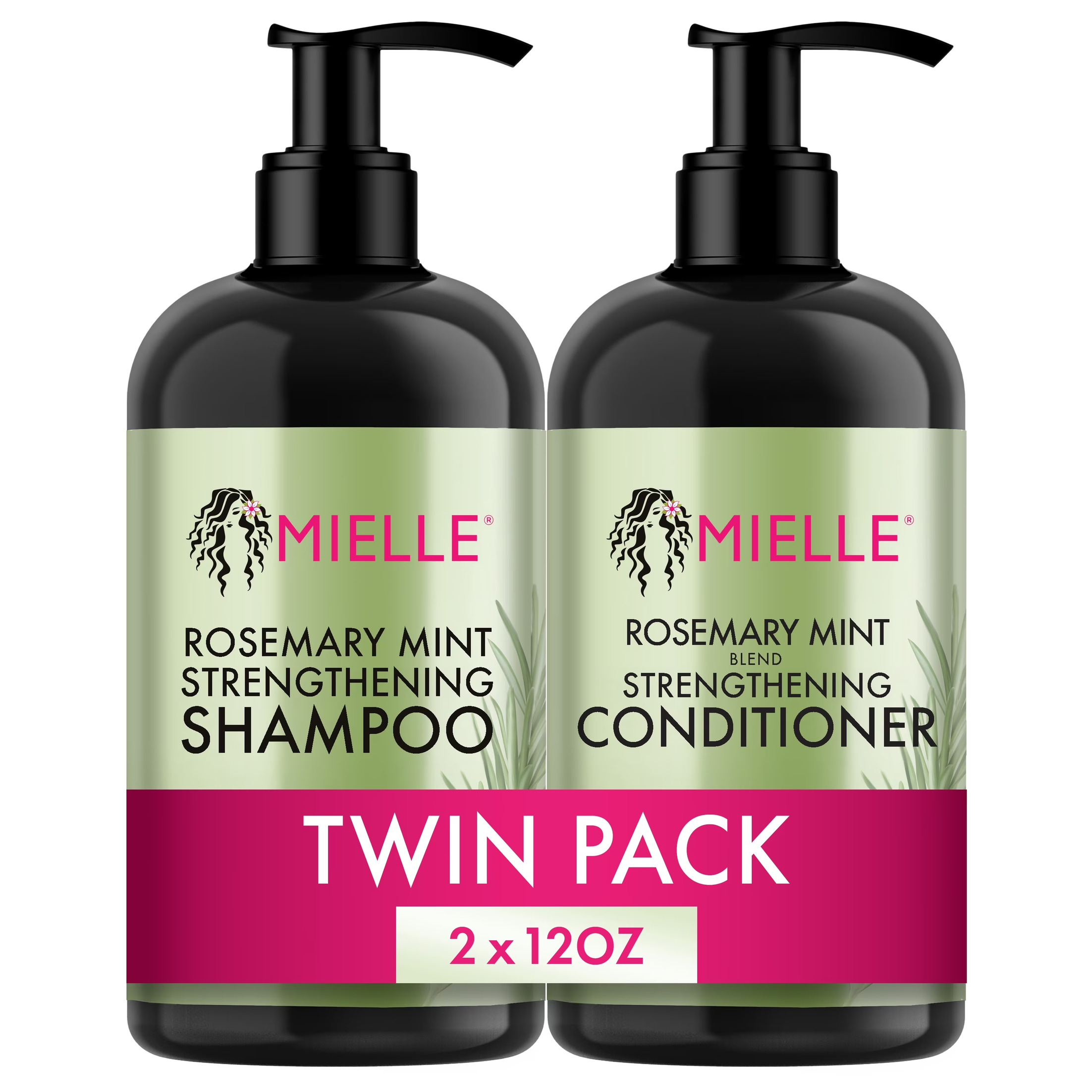 Mielle Organics Rosemary and Mint Clarifying Shampoo Set