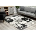 thumbnail image 3 of eRug Outlet Montage Collection Modern Abstract Area Rug Large (8x11 feet) - 7'9" x 10'9", Grey, 3 of 6