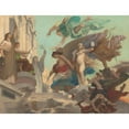 thumbnail image 2 of Léon Pierre Urbain Bourgeois 18x15 Gold Ornate Wood Frame and Double Matted Museum Art Print Titled - Victory Freedom is Subject to Law (1879), 2 of 4