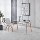 thumbnail image 1 of Mesa de Comedor Reforzada Rectangular de Vidrio Cristal Templado Elly Decor, 1 of 6