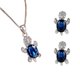 thumbnail image 1 of Xihbxyly Conjunto de Joyas de Tortuga, Elegante Par de Collar y Pendientes, Diseño de Aleación Brillante, Perfecto para Bodas y Fiestas, Regalo Ideal para San Valentín y El Día de La Madre, Pieza de, 1 of 2
