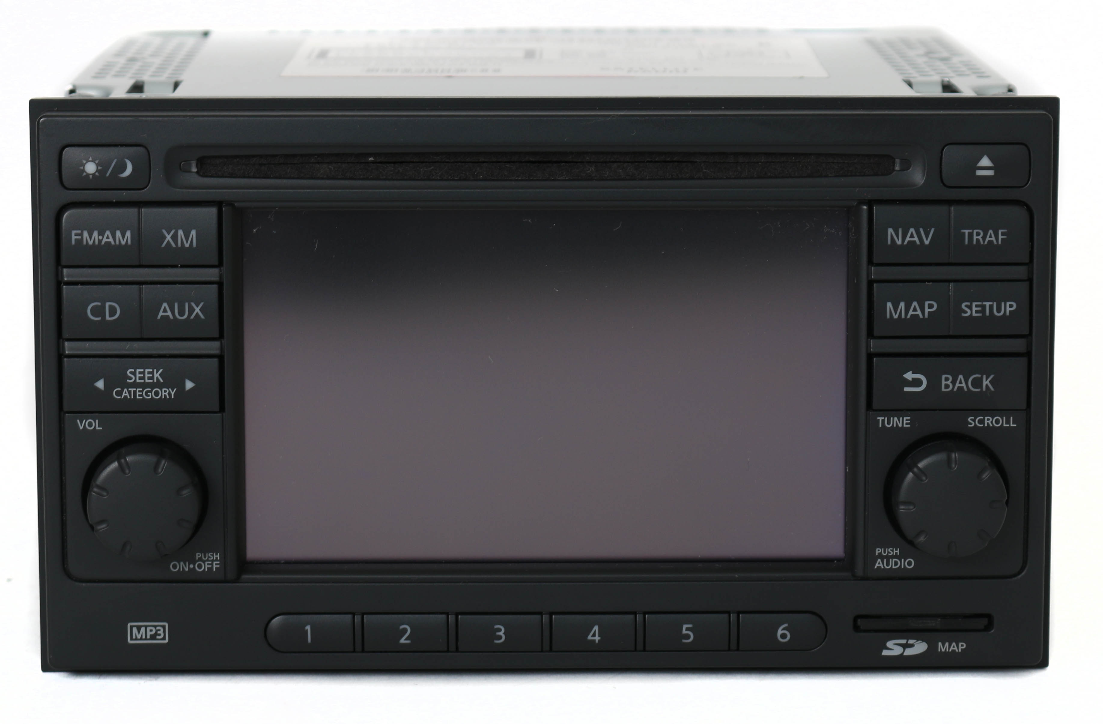 Restored 2013-2015 Nissan Rogue AM FM Radio 6 Disc w/ SD Memory Card 259151VK0D (Refurbished)