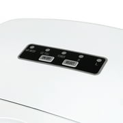 Deco Chef White Compact Electric Top Load Ice Maker with The Smoothies Bible Recipe Book
