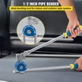 thumbnail image 2 of Manual Pipe Bender 5/16in 180 Degree Bending Angle Stainless Steel Ergonomic Manual Tube Bending Tool, 2 of 8