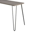 Mainstays Griffin L Desk with Riser, Distressed Gray Oak