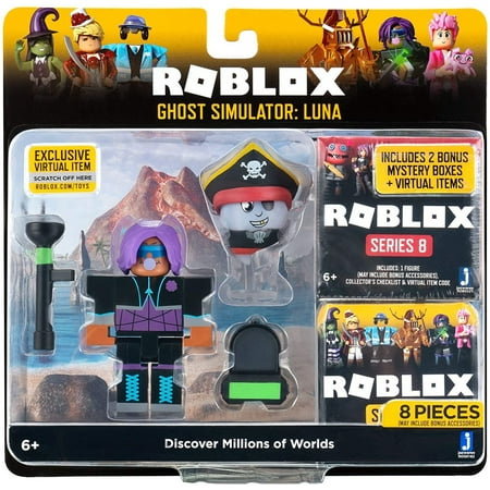 Roblox Ghost Simulator: Luna Action Figure [2 Bonus Mystery Packs!]