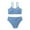 Dark blue, variant on Yuanyu Girl Two-Piece Bikini Swimsuits Kids Tankini Bathing Suit Sport Swimwear