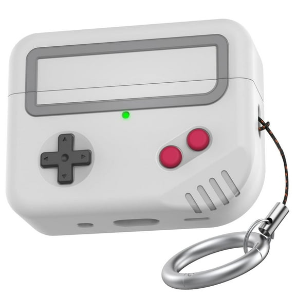 Silicone Airpods Pro 2 Case,Protective Covers Skin Game-Machine Design for Airpods Pro 1/2[Support Wireless Charging] (Gray)