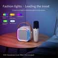 thumbnail image 4 of K12 Microphone Sound All-In-One Wireless Microphone Bluetooth Sound Home Universal Singing Family KTV Microphone,B, 4 of 5