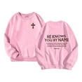 thumbnail image 7 of Girls Sweatshirt Kids Winter Print Crew Neck Sweatshirt Long Sleeve Pullover Hoodless Top Pink 13-14 Years, 7 of 7