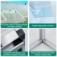 thumbnail image 5 of Greenhouse for Outdoors, Polycarbonate Greenhouse with Roof Vent, Sliding Lockable Door, Aluminum Large Walk-in Greenhouse for Outside Garden Backyard, Patio, Lawn,  (6X8FT), 5 of 7