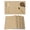 Brown, variant on Cream Placemats Set of 2 Farmhouse Vintage Cream Solid Color Modern Place Mats Indoor Wipeable Table Mats Washable Cloth Dining Table Placemats for Kitchen Holiday Party Home Decor 13x19 Inch