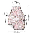 thumbnail image 2 of Uemuo Cute Rabbit Printed Bib Apron, Adjustable , Water and Oil Resistant, Cooking Kitchen Chef Apron for Women Men, 2 of 5