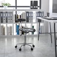 thumbnail image 2 of Scranton & Co Chaise de Bureau pour Ordinateur en Noir et Chrome, 2 of 9