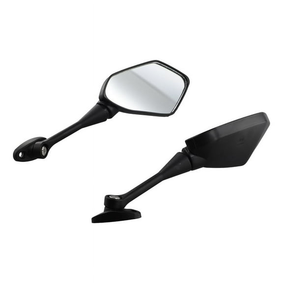 Motorcycle Rear View Mirror Motorcycle Parts for 600 F4 F4I 1999-2006 CBR900 CBR919 CBR929 CBR954 1998-2003,2 x Rear View Mirror 1 set x installation accessories,Black