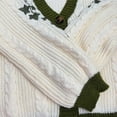 thumbnail image 2 of Evermore-cárdigan de punto con botones bordados para mujer, suéter de punto de vid verde, atuendo Vintage, versión Taylor, Otoño e Invierno, 2 of 5