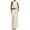 White, variant on Women's 2 Piece Halter Neck Set Sleeveless Tops with Low Back Tied Maxi Skirt for Vacation Summer Party Red