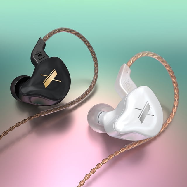 Twowood auricular KZ EDX WIRED HIFI DYNAMIC HIFI BASS AURÍFICO DE JUEGO EN ORÍA CON MICRÓFONO