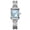 Silver+Blue, variant on SKMEI Watches for Women Rectangular Ladies Quartz Watch Elegant Dainty Stainless Steel Womens Small Gold Watch
