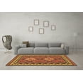 thumbnail image 3 of Ahgly Company Indoor Round Oriental Brown Traditional Area Rugs, 8' Round, 3 of 4