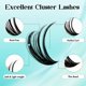 thumbnail image 5 of Kit de extensión de pestañas GEMERRY Thick Lash Clusters D Curl 80P, 5 of 9