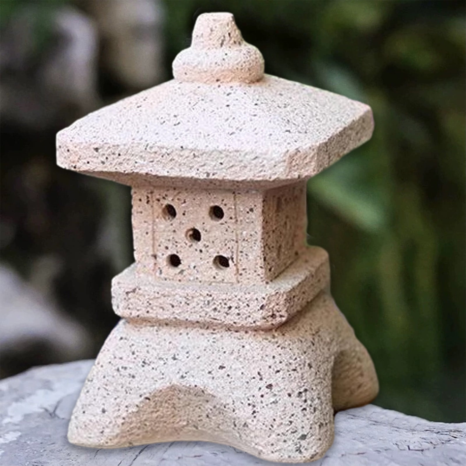 Harpi Solar Garden Lights - Pagoda Garden Statues Outdoor Decor, Solar Powered Statue Lights, Yard Art Sculptures, Zen Landscape Lighting, Asian Decor for Backyard, Gifts for Women Mom