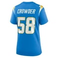 thumbnail image 3 of Women's Nike Tae Crowder Powder Blue Los Angeles Chargers Team Game Jersey, 3 of 3