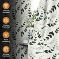 thumbnail image 2 of Tchckioa Blackout Curtains,42x96 Inch Boho leaves Privacy Protection Grommet Drapes for Bedroom,2 Panels, 2 of 6