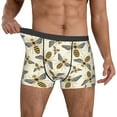 thumbnail image 2 of Kdxio Men's Boxer Briefs with Flying Bees1 Print - Comfortable and Breathable Underwear for Everyday Wear, 2 of 7
