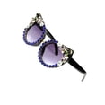 thumbnail image 4 of Minnieouse Gafas de sol de moda, ligeras y portátiles, para looks modernos, gafas de sol vintage, color azul Type2 NO2, 4 of 6