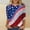Wine, variant on Cavosen 4th of July Clothes Women Petite Patriotic 3/4 Sleeve Round Neck Tops American Flag Print T Shirts Lady XL Independence Day Casual Tops Funny 4th of July Tunic Tees 2025 Patriotic Clothes