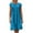 Sky Blue, variant on Bigersell Women's Wear To Work Dresses Women's Fashion Cotton and Linen Crewneck Loose Short Sleeve Solid Mini Dress Female Dresses Women Fit & Flare Dresses, Style 37029, Sky Blue 5XL