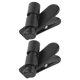 thumbnail image 1 of 2 clips de fijación para cable de micrófono, prácticos organizadores de cables para auriculares (negros), 1 of 6