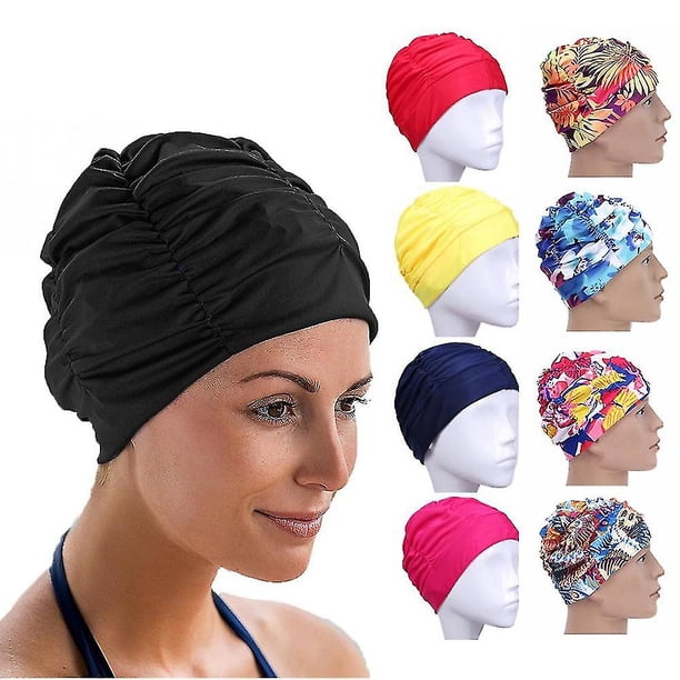 Gorro de natación de alta elasticidad Hombres Mujeres Tamaño libre