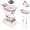 Pink with Stand, variant on COOSEYA 2-in-1 Baby Bathtub with Stand for Newborn and Infants, Foldable Baby Bath Tub, Baby Shower Gifts for New Parents, Gray