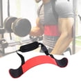 thumbnail image 1 of Colaxi Arm Blaster for Biceps Triceps Bicep Curl Isolator Padded Edges Home Gym Use Portable Arm Workout Equipment Strength Training red, 1 of 8