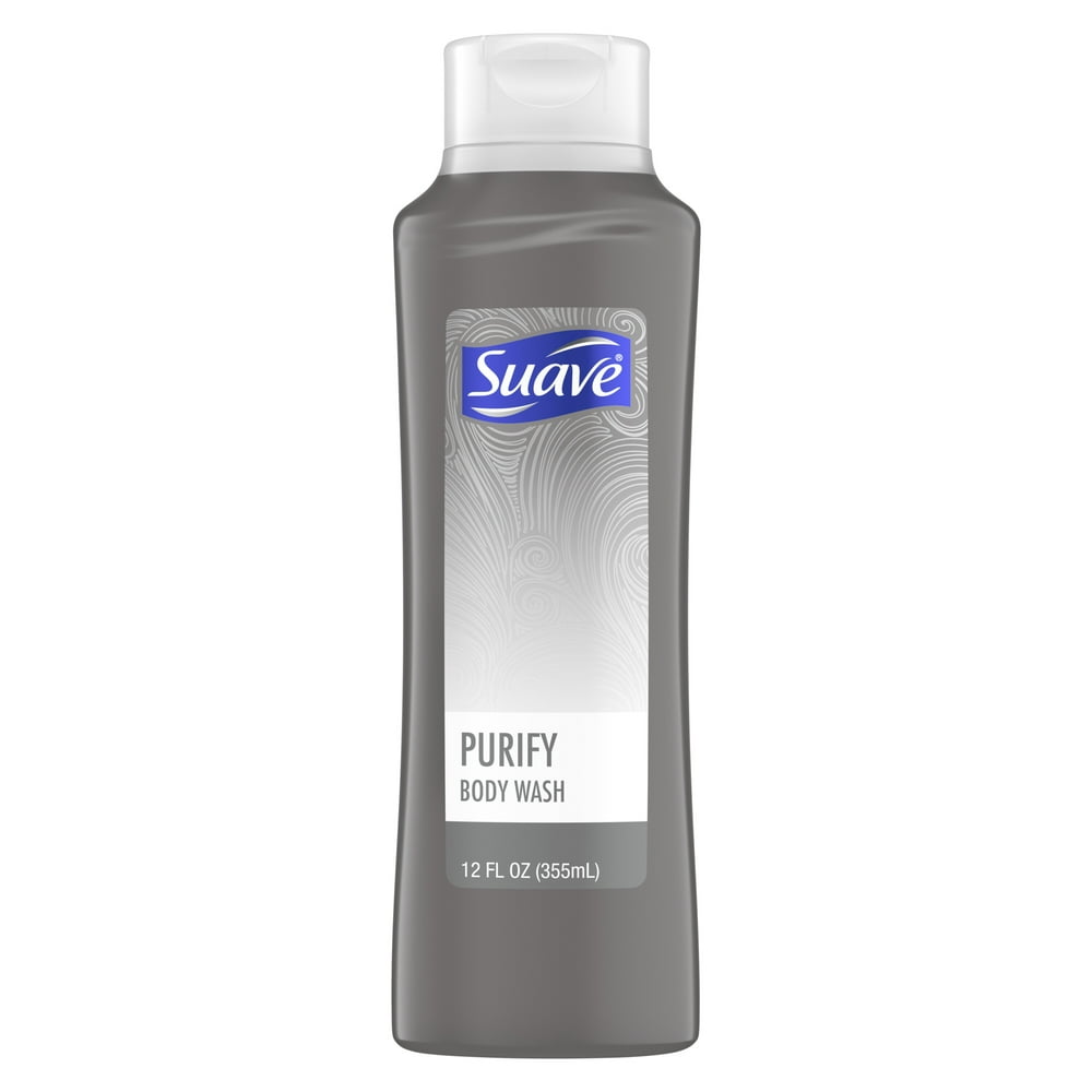 Suave Purify Body Wash & Shower Gel, 12 Oz.