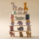 thumbnail image 1 of Bloque de construcción, Bloque de construcción de madera Bloque de construcción de animales Bloque de construcción de madera Rendimiento finamente ajustado, 1 of 9